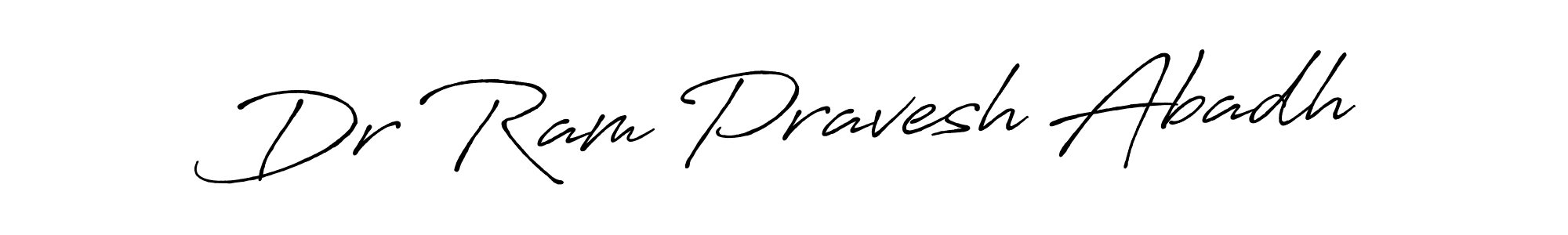 Make a beautiful signature design for name Dr Ram Pravesh Abadh. Use this online signature maker to create a handwritten signature for free. Dr Ram Pravesh Abadh signature style 7 images and pictures png