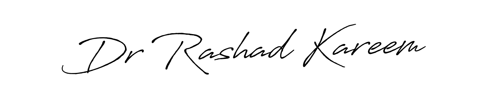 How to Draw Dr Rashad Kareem signature style? Antro_Vectra_Bolder is a latest design signature styles for name Dr Rashad Kareem. Dr Rashad Kareem signature style 7 images and pictures png