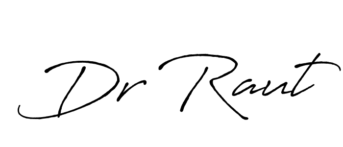 Dr Raut stylish signature style. Best Handwritten Sign (Antro_Vectra_Bolder) for my name. Handwritten Signature Collection Ideas for my name Dr Raut. Dr Raut signature style 7 images and pictures png