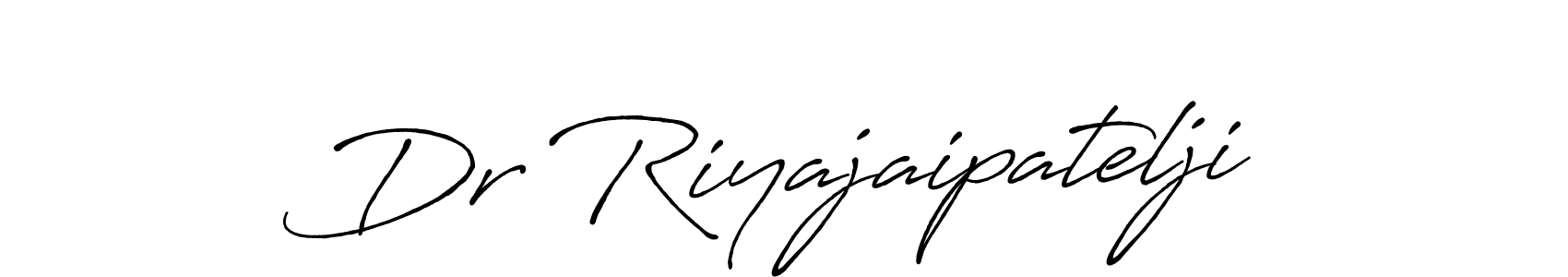 You should practise on your own different ways (Antro_Vectra_Bolder) to write your name (Dr Riyajaipatelji) in signature. don't let someone else do it for you. Dr Riyajaipatelji signature style 7 images and pictures png