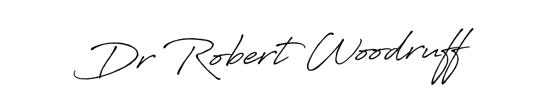 Dr Robert Woodruff stylish signature style. Best Handwritten Sign (Antro_Vectra_Bolder) for my name. Handwritten Signature Collection Ideas for my name Dr Robert Woodruff. Dr Robert Woodruff signature style 7 images and pictures png