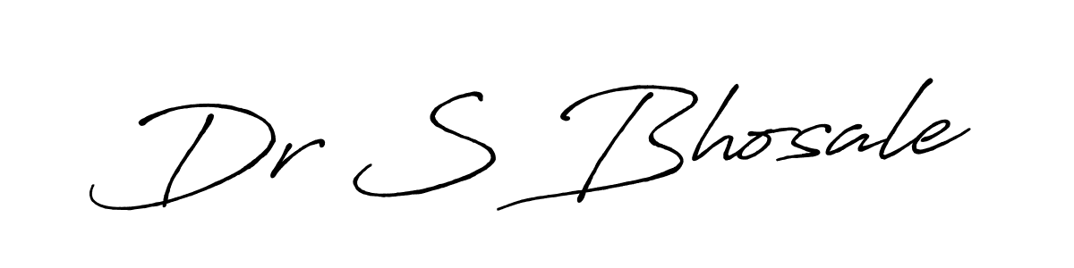 Antro_Vectra_Bolder is a professional signature style that is perfect for those who want to add a touch of class to their signature. It is also a great choice for those who want to make their signature more unique. Get Dr S Bhosale name to fancy signature for free. Dr S Bhosale signature style 7 images and pictures png