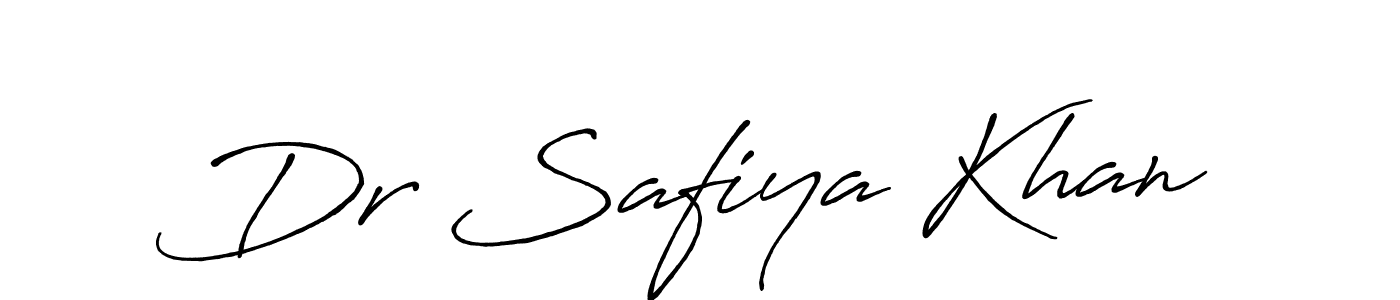 Dr Safiya Khan stylish signature style. Best Handwritten Sign (Antro_Vectra_Bolder) for my name. Handwritten Signature Collection Ideas for my name Dr Safiya Khan. Dr Safiya Khan signature style 7 images and pictures png