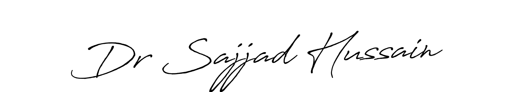 Antro_Vectra_Bolder is a professional signature style that is perfect for those who want to add a touch of class to their signature. It is also a great choice for those who want to make their signature more unique. Get Dr Sajjad Hussain name to fancy signature for free. Dr Sajjad Hussain signature style 7 images and pictures png