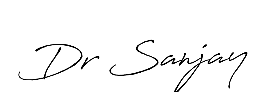 Make a beautiful signature design for name Dr Sanjay. With this signature (Antro_Vectra_Bolder) style, you can create a handwritten signature for free. Dr Sanjay signature style 7 images and pictures png