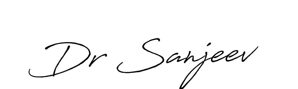 Make a beautiful signature design for name Dr Sanjeev. With this signature (Antro_Vectra_Bolder) style, you can create a handwritten signature for free. Dr Sanjeev signature style 7 images and pictures png