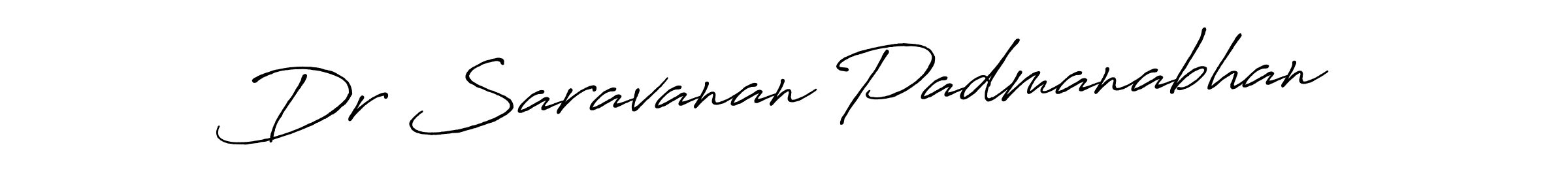 Dr Saravanan Padmanabhan stylish signature style. Best Handwritten Sign (Antro_Vectra_Bolder) for my name. Handwritten Signature Collection Ideas for my name Dr Saravanan Padmanabhan. Dr Saravanan Padmanabhan signature style 7 images and pictures png