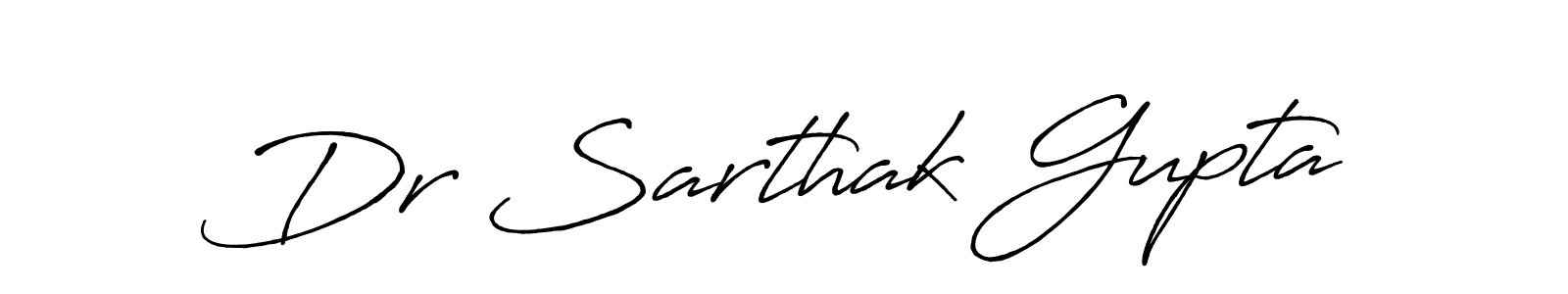 Use a signature maker to create a handwritten signature online. With this signature software, you can design (Antro_Vectra_Bolder) your own signature for name Dr Sarthak Gupta. Dr Sarthak Gupta signature style 7 images and pictures png