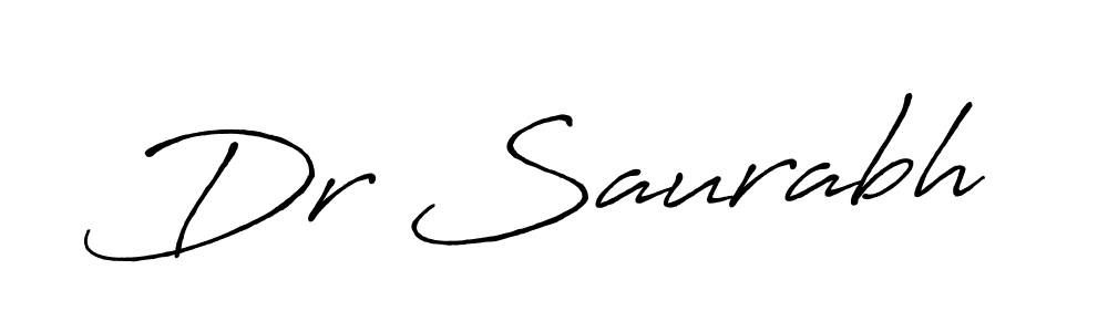 You should practise on your own different ways (Antro_Vectra_Bolder) to write your name (Dr Saurabh) in signature. don't let someone else do it for you. Dr Saurabh signature style 7 images and pictures png