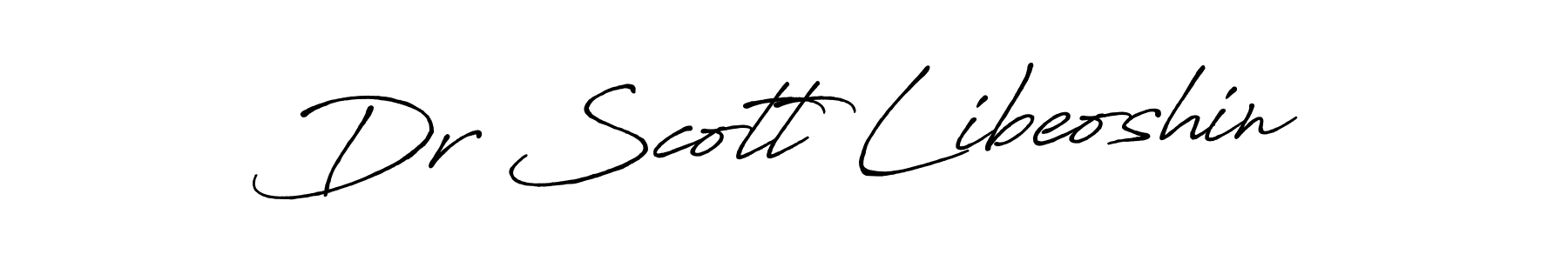 Design your own signature with our free online signature maker. With this signature software, you can create a handwritten (Antro_Vectra_Bolder) signature for name Dr Scott Libeoshin. Dr Scott Libeoshin signature style 7 images and pictures png