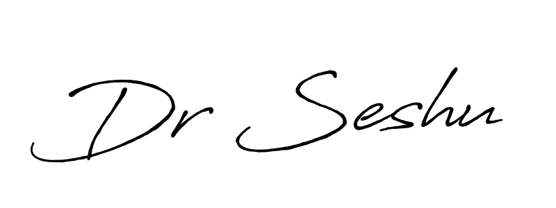 Make a beautiful signature design for name Dr Seshu. With this signature (Antro_Vectra_Bolder) style, you can create a handwritten signature for free. Dr Seshu signature style 7 images and pictures png