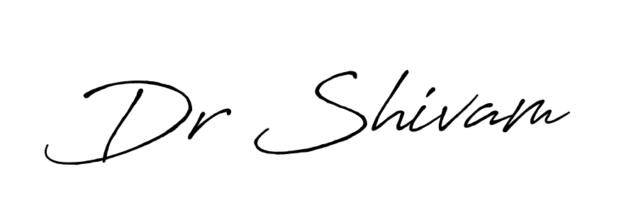 Make a beautiful signature design for name Dr Shivam. With this signature (Antro_Vectra_Bolder) style, you can create a handwritten signature for free. Dr Shivam signature style 7 images and pictures png