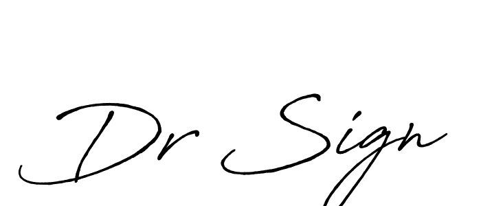 How to make Dr Sign name signature. Use Antro_Vectra_Bolder style for creating short signs online. This is the latest handwritten sign. Dr Sign signature style 7 images and pictures png
