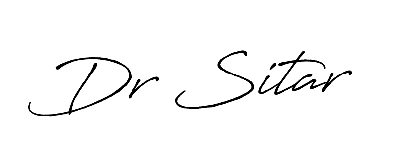 Design your own signature with our free online signature maker. With this signature software, you can create a handwritten (Antro_Vectra_Bolder) signature for name Dr Sitar. Dr Sitar signature style 7 images and pictures png