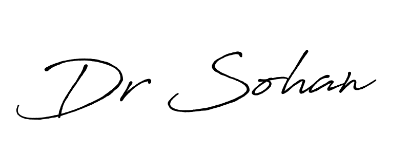 Design your own signature with our free online signature maker. With this signature software, you can create a handwritten (Antro_Vectra_Bolder) signature for name Dr Sohan. Dr Sohan signature style 7 images and pictures png