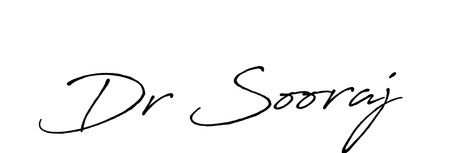 How to make Dr Sooraj signature? Antro_Vectra_Bolder is a professional autograph style. Create handwritten signature for Dr Sooraj name. Dr Sooraj signature style 7 images and pictures png