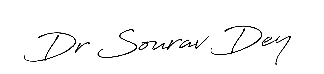 How to make Dr Sourav Dey signature? Antro_Vectra_Bolder is a professional autograph style. Create handwritten signature for Dr Sourav Dey name. Dr Sourav Dey signature style 7 images and pictures png