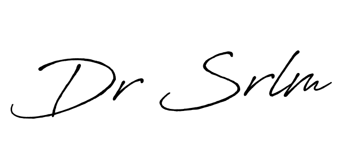 Once you've used our free online signature maker to create your best signature Antro_Vectra_Bolder style, it's time to enjoy all of the benefits that Dr Srlm name signing documents. Dr Srlm signature style 7 images and pictures png