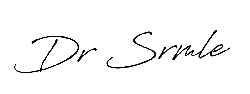 Similarly Antro_Vectra_Bolder is the best handwritten signature design. Signature creator online .You can use it as an online autograph creator for name Dr Srmle. Dr Srmle signature style 7 images and pictures png