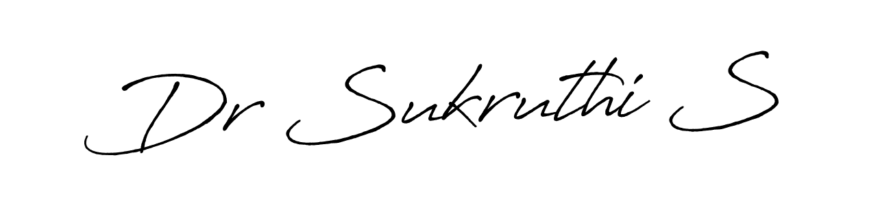 Make a beautiful signature design for name Dr Sukruthi S. Use this online signature maker to create a handwritten signature for free. Dr Sukruthi S signature style 7 images and pictures png