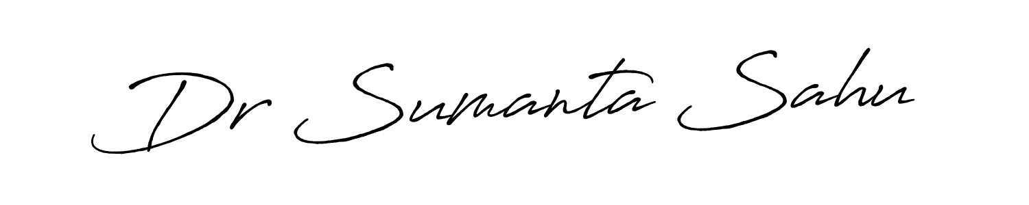 Design your own signature with our free online signature maker. With this signature software, you can create a handwritten (Antro_Vectra_Bolder) signature for name Dr Sumanta Sahu. Dr Sumanta Sahu signature style 7 images and pictures png