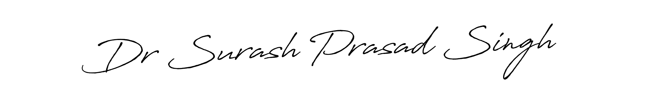 Design your own signature with our free online signature maker. With this signature software, you can create a handwritten (Antro_Vectra_Bolder) signature for name Dr Surash Prasad Singh. Dr Surash Prasad Singh signature style 7 images and pictures png