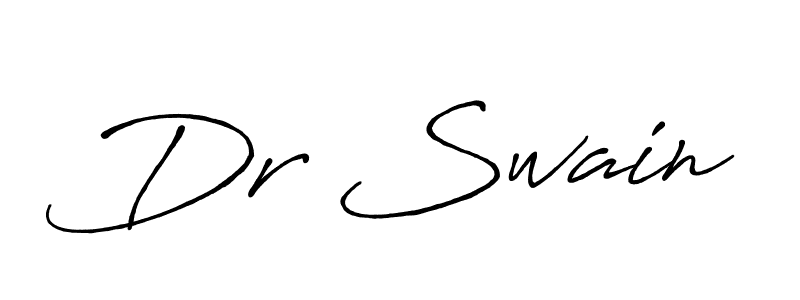 How to make Dr Swain signature? Antro_Vectra_Bolder is a professional autograph style. Create handwritten signature for Dr Swain name. Dr Swain signature style 7 images and pictures png