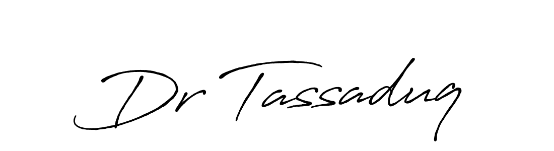 You can use this online signature creator to create a handwritten signature for the name Dr Tassaduq. This is the best online autograph maker. Dr Tassaduq signature style 7 images and pictures png