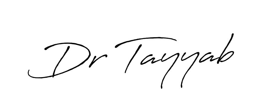 Also You can easily find your signature by using the search form. We will create Dr Tayyab name handwritten signature images for you free of cost using Antro_Vectra_Bolder sign style. Dr Tayyab signature style 7 images and pictures png