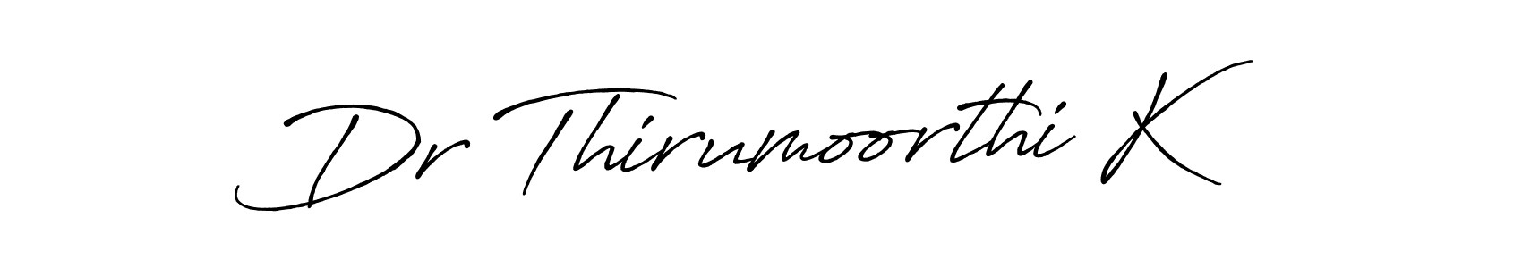 Make a beautiful signature design for name Dr Thirumoorthi K. Use this online signature maker to create a handwritten signature for free. Dr Thirumoorthi K signature style 7 images and pictures png