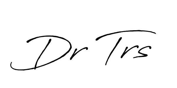 How to make Dr Trs signature? Antro_Vectra_Bolder is a professional autograph style. Create handwritten signature for Dr Trs name. Dr Trs signature style 7 images and pictures png