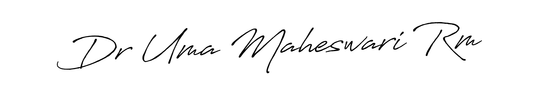 Also we have Dr Uma Maheswari Rm name is the best signature style. Create professional handwritten signature collection using Antro_Vectra_Bolder autograph style. Dr Uma Maheswari Rm signature style 7 images and pictures png