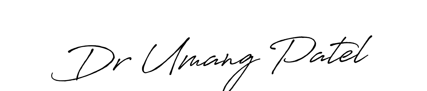 if you are searching for the best signature style for your name Dr Umang Patel. so please give up your signature search. here we have designed multiple signature styles  using Antro_Vectra_Bolder. Dr Umang Patel signature style 7 images and pictures png