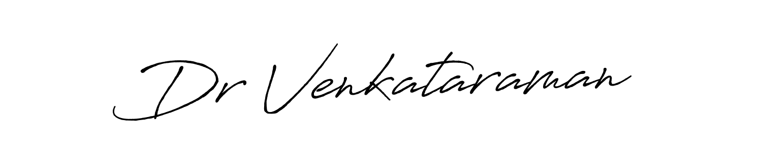 How to make Dr Venkataraman name signature. Use Antro_Vectra_Bolder style for creating short signs online. This is the latest handwritten sign. Dr Venkataraman signature style 7 images and pictures png