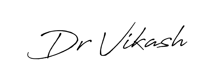 How to make Dr Vikash signature? Antro_Vectra_Bolder is a professional autograph style. Create handwritten signature for Dr Vikash name. Dr Vikash signature style 7 images and pictures png