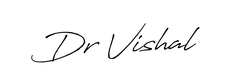Also we have Dr Vishal name is the best signature style. Create professional handwritten signature collection using Antro_Vectra_Bolder autograph style. Dr Vishal signature style 7 images and pictures png