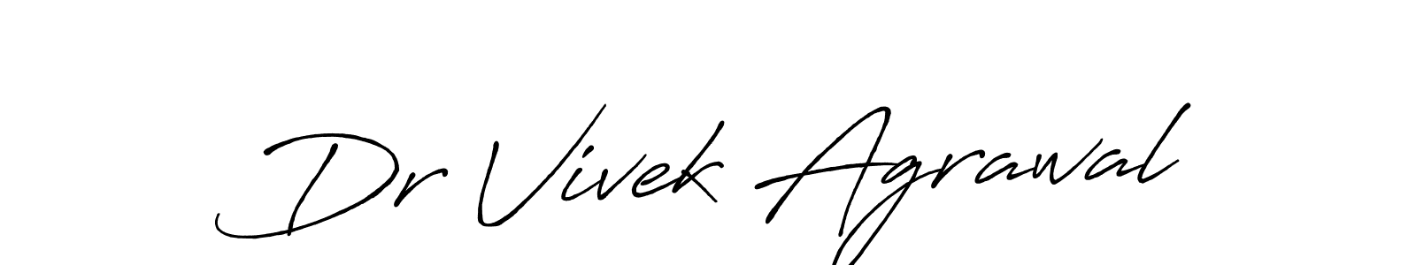 Make a beautiful signature design for name Dr Vivek Agrawal. Use this online signature maker to create a handwritten signature for free. Dr Vivek Agrawal signature style 7 images and pictures png