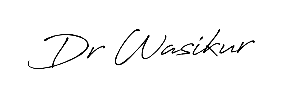 if you are searching for the best signature style for your name Dr Wasikur. so please give up your signature search. here we have designed multiple signature styles  using Antro_Vectra_Bolder. Dr Wasikur signature style 7 images and pictures png