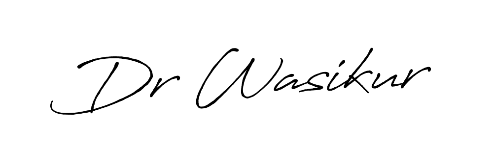 Also You can easily find your signature by using the search form. We will create Dr Wasikur name handwritten signature images for you free of cost using Antro_Vectra_Bolder sign style. Dr Wasikur signature style 7 images and pictures png