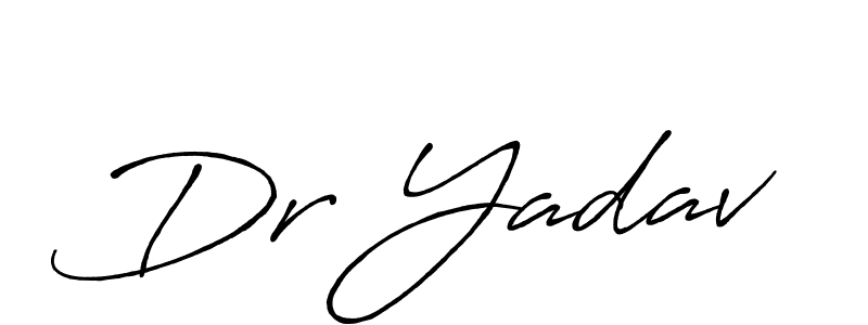 Make a beautiful signature design for name Dr Yadav. Use this online signature maker to create a handwritten signature for free. Dr Yadav signature style 7 images and pictures png