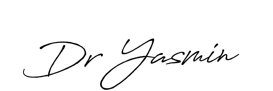 Also You can easily find your signature by using the search form. We will create Dr Yasmin name handwritten signature images for you free of cost using Antro_Vectra_Bolder sign style. Dr Yasmin signature style 7 images and pictures png