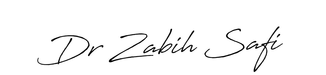 Also You can easily find your signature by using the search form. We will create Dr Zabih Safi name handwritten signature images for you free of cost using Antro_Vectra_Bolder sign style. Dr Zabih Safi signature style 7 images and pictures png
