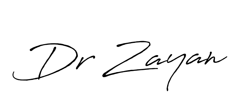 Also we have Dr Zayan name is the best signature style. Create professional handwritten signature collection using Antro_Vectra_Bolder autograph style. Dr Zayan signature style 7 images and pictures png