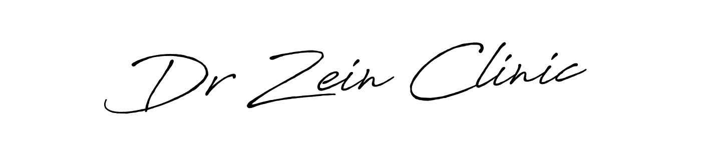 Use a signature maker to create a handwritten signature online. With this signature software, you can design (Antro_Vectra_Bolder) your own signature for name Dr Zein Clinic. Dr Zein Clinic signature style 7 images and pictures png