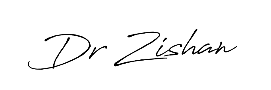 Create a beautiful signature design for name Dr Zishan. With this signature (Antro_Vectra_Bolder) fonts, you can make a handwritten signature for free. Dr Zishan signature style 7 images and pictures png