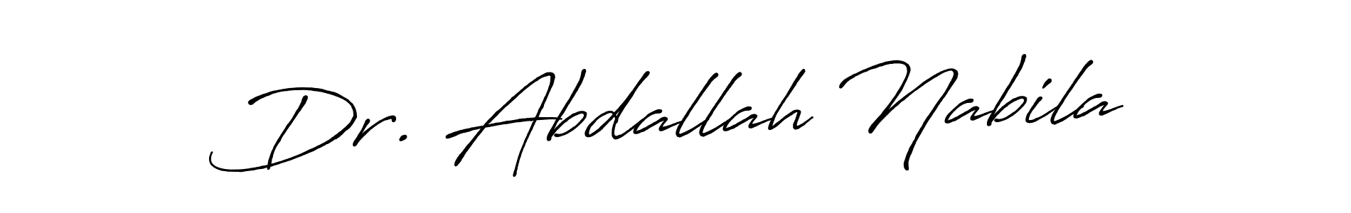 Make a short Dr. Abdallah Nabila signature style. Manage your documents anywhere anytime using Antro_Vectra_Bolder. Create and add eSignatures, submit forms, share and send files easily. Dr. Abdallah Nabila signature style 7 images and pictures png