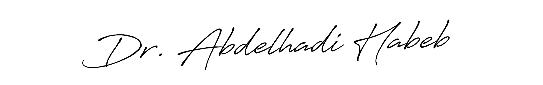 You should practise on your own different ways (Antro_Vectra_Bolder) to write your name (Dr. Abdelhadi Habeb) in signature. don't let someone else do it for you. Dr. Abdelhadi Habeb signature style 7 images and pictures png