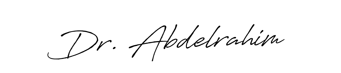 Make a short Dr. Abdelrahim signature style. Manage your documents anywhere anytime using Antro_Vectra_Bolder. Create and add eSignatures, submit forms, share and send files easily. Dr. Abdelrahim signature style 7 images and pictures png