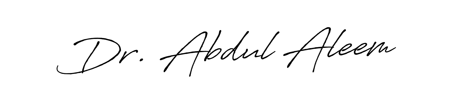 Best and Professional Signature Style for Dr. Abdul Aleem. Antro_Vectra_Bolder Best Signature Style Collection. Dr. Abdul Aleem signature style 7 images and pictures png