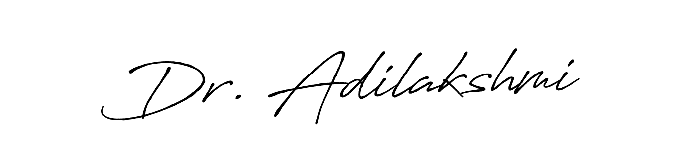 Also we have Dr. Adilakshmi name is the best signature style. Create professional handwritten signature collection using Antro_Vectra_Bolder autograph style. Dr. Adilakshmi signature style 7 images and pictures png